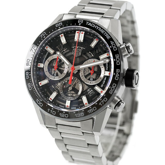 【中古】 美品 タグ・ホイヤー TAG Heuer カレラ スケルトン...(2)