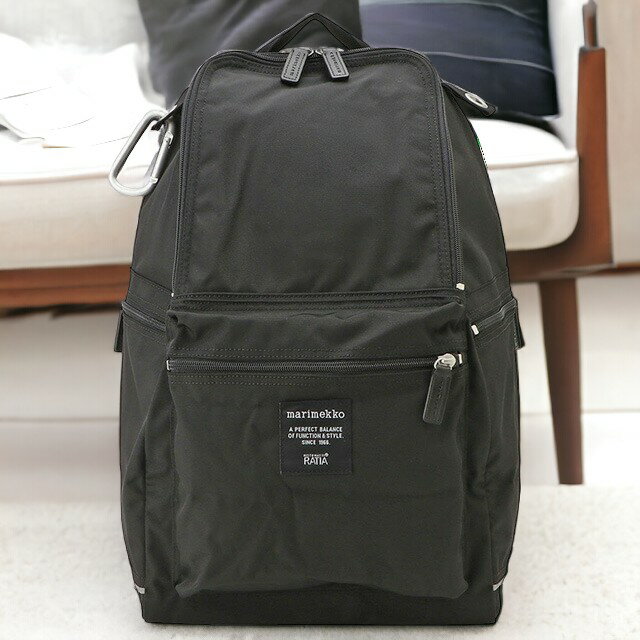 マリメッコ marimekko 026994 999 バディ バックパック リュックサック ブラック レディース メンズ ユニセックス Buddy backpack 父の日 プレゼント 実用的