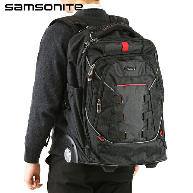樂天商城 - サムソナイト リュック メンズ Samsonite TECTONIC バックパック リュックサック キャリーケース 1680Dバリスティックポリエステル 2WAY 145090-1041 ブラック バッグ 旅行カバン ブランド 高級 おしゃれ プレゼント 男性 実用的 かっこいい
