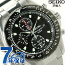 セイコー 逆輸入 海外モデル クロノグラフ クオーツ SNA487P1（SNA487PC） SEIKO メンズ 腕時計 ブラック 時計