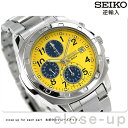 セイコー 逆輸入 海外モデル 高速クロノグラフ SND409P1 (SND409P) SEIKO メンズ 腕時計 クオーツ イエロー×ネイビー 時計