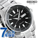 \7/15はさらに+7倍/ セイコー メカニカル 42mm 自動巻き SARV003 腕時計 メンズ ブラック SEIKO Mechanical ブランド おしゃれ 防水 プレゼント 男性 実用的