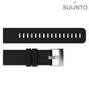スント シリコンストラップ 時計ベルト 交換用ベルト ブランド メンズ レディース スントアクセサリー SUUNTO SS021846000 ブラック 黒