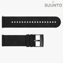 スント マイクロファイバーストラップ 時計ベルト 交換用ベルト ブランド メンズ レディース スントアクセサリー SUUNTO SS050682000 ブラック...