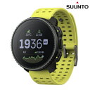 スント バーティカル ブラック ライム 充電式クオーツ スマートウォッチ ブランド メンズ レディース SUUNTO SS050864000 デジタル イエロー プレゼント ギフト