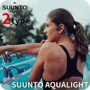 スント AQUA LIGHT 充電式クォーツ ヘッドホン ブランド メンズ レディース スントアクセサリー イヤホン Bluetooth SUUNTO ブラック...