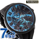 テンデンス ガリバーラウンド 51mm バットマン クオーツ メンズ 腕時計 ブランド TY430404 TENDENCE ブルー×ブラック プレゼント ギフト