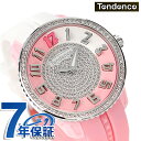 テンデンス クレイジーミディアム クオーツ 腕時計 メンズ レディース TENDENCE TY930111S アナログ シルバー ホワイト ピンク 白 ブランド...