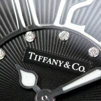 ティファニーギャラリー22mmダイヤモンドレディースZ3001.10.10E10C68ATIFFANY&Co.腕時計クオーツブラックカーフレザー新品