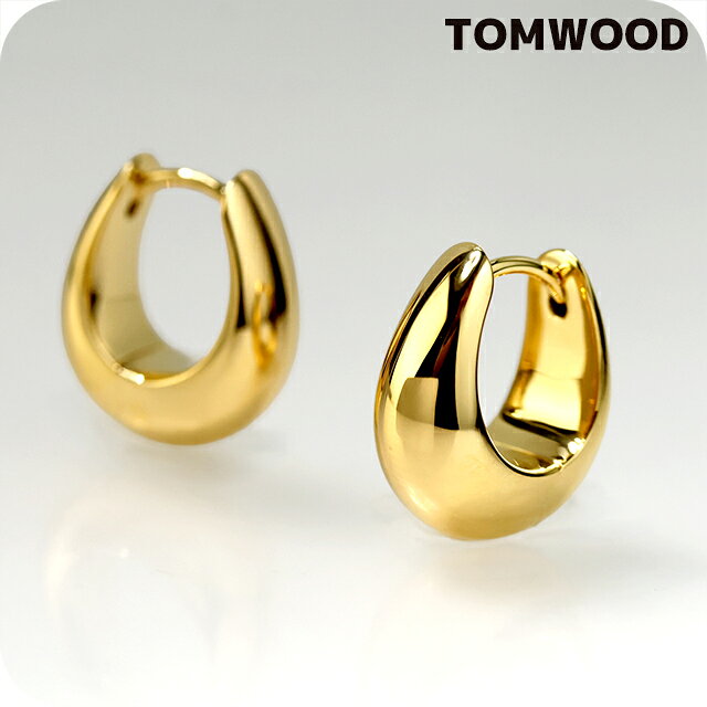 トムウッド ピアス メンズ レディース TOMWOOD Ice Hoops Small Gold フープ 両耳用 100516 ゴールド アクセサリー ジュエリー ブランド 高級 おしゃれ プレゼント 男性 実用的 かっこいい