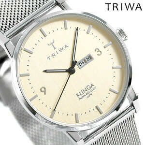 TRIWA トリワ 時計 スウェーデン 北欧 デイデイト カレンダー 38mm ユニセックス 腕時計 クリンガ KLST108-ME021212【あす楽対応】