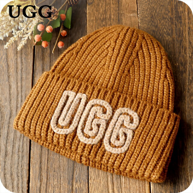樂天商城 - アグ ニット帽 メンズ レディース ブランド UGG CHUNKY CRAFTED RIB BEANIE ロゴ 102345 Deco 帽子