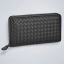 ボッテガ・ヴェネタ 長財布 メンズ BOTTEGA VENETA イントレチャート 275064 V3UN1 1275 ブラック ウォレット ブランド 高級 お...