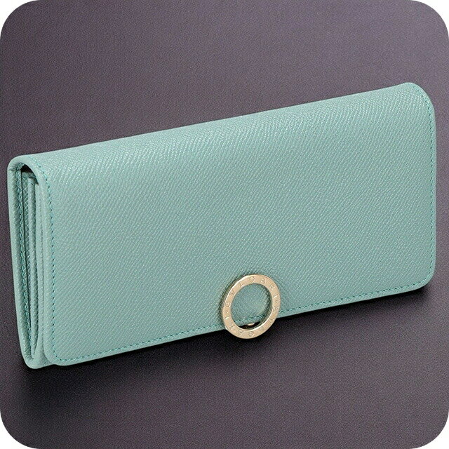 ＼1/1限定★10％OFF+さらに9倍／ ブルガリ 長財布 レディース BVLGARI レザー 287301 GLATU ターコイズ ウォレット ブランド 高級 おしゃれ プレゼント 実用的