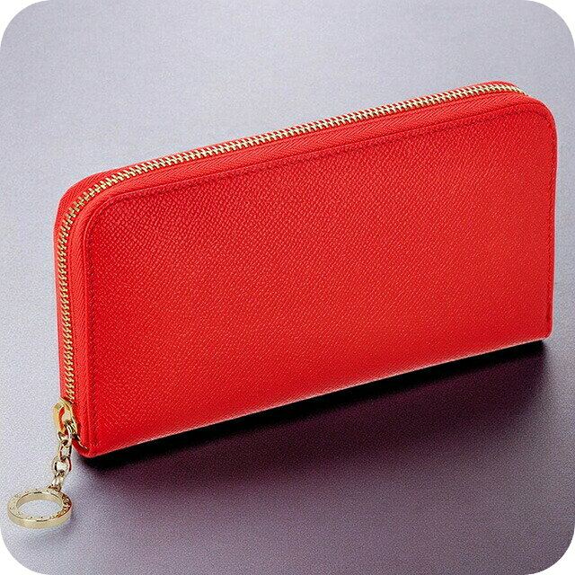 ブルガリ 長財布 レディース BVLGARI レザー 288182 SSCOR レッド ウォレット ブラ...