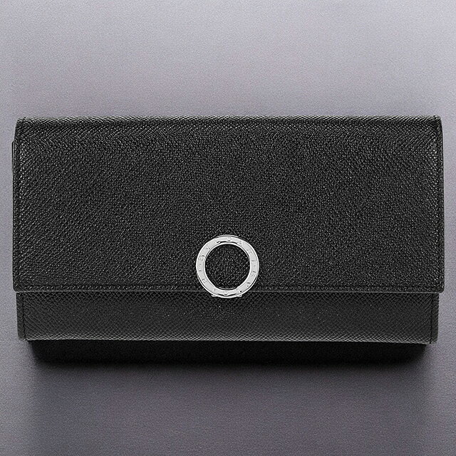 ブルガリ 長財布 メンズ レディース BVLGARI レザー 30414GRAIN BLK ブラック ウォ...