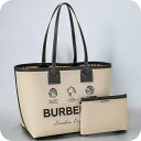 バ−バリ− トートバッグ レディース BURBERRY 8063121 ベージュ 軽量 手提げ ブランド 高級 おしゃれ プレゼント 女...