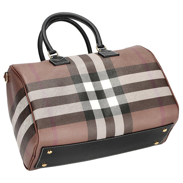＼ 30日迄 バ−バリ− ハンドバッグ レディース BURBERRY チェック 8069662 ブラウン 軽量 小さめ 手提げ nanaple-10147046 腕時計のななぷれ サンプル画像3