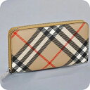 バ−バリ− 長財布 メンズ BURBERRY チェック 8091923 ベージュ ウォレット ブランド 高級 おしゃれ プレゼント 実用...