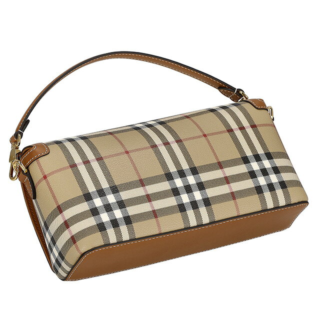 ＼ は30日まで バ−バリ− ショルダーバッグ レディース BURBERRY チェック 8092048 ベージュ 斜めがけ ブラ nanaple-10146953 腕時計のななぷれ サンプル画像3