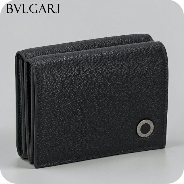 樂天商城 - ブルガリ 三つ折り財布 三折財布 レディース ブランド BVLGARI 291681 BLK ブラック/グリーン
