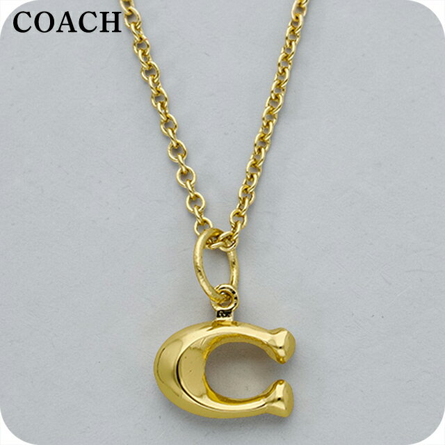 ＼20日限定★10%OFF+さらに12倍／ コーチ ネックレス レディース ブランド COACH 335949 GD710 ゴールド アクセサリー