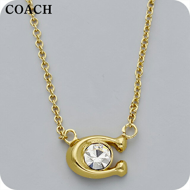 ＼20日限定★10%OFF+さらに12倍／ コーチ ネックレス レディース ブランド COACH 493112 GD110 ゴールド アクセサリー