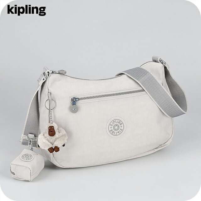 樂天商城 - ＼2000円OFF+さらに9倍／ キプリング ショルダーバッグ レディース ブランド Kipling CHINA KI92620NR COOL FOG ライトグレー 斜めがけ 高級 おしゃれ プレゼント 女性 実用的 かわいい
