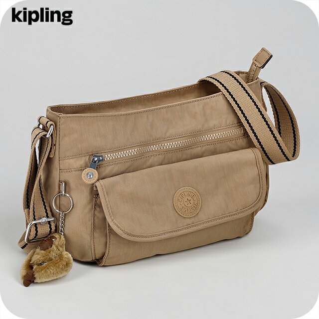 樂天商城 - ＼4/15限定★2000円OFF+全品5倍／ キプリング ショルダーバッグ レディース ブランド Kipling CHINA KI93900NW EARLY TAN P ブラウン 斜めがけ 高級 おしゃれ プレゼント 女性 実用的 かわいい