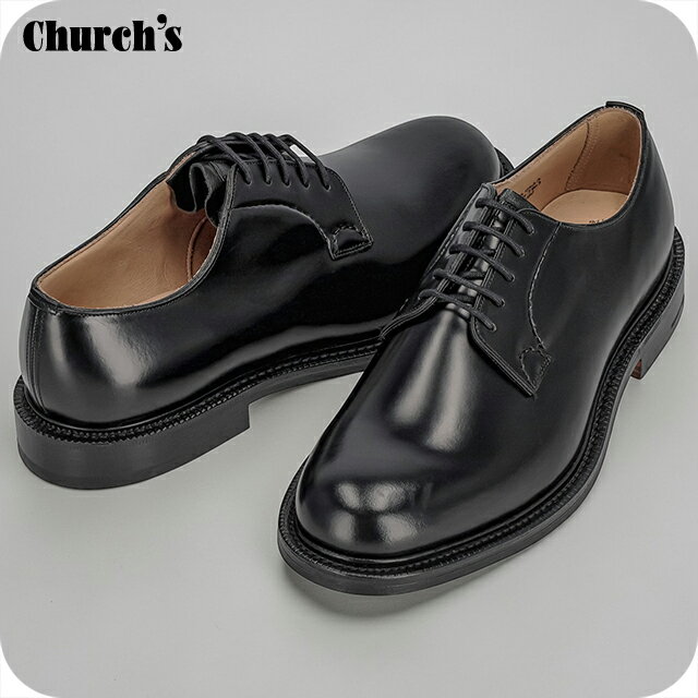 チャーチ ビジネスシューズ メンズ ブランド Church's レザー ENGLAND SHANNON F0AAB ブラック シューズ