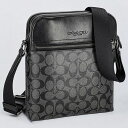 \2000円割引クーポン&全品5倍★当店限定/ コーチ ショルダーバッグ メンズ ブランド COACH シグネチャー 4010 QBMI5 1 チャコール/ブラ...