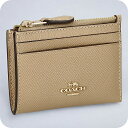 \P7倍+2000円OFF+さらに9倍★7/7限定/ コーチ コインケース レディース COACH 88250 IMTAU 1 トープ ベージュ 小銭入れ 小さ...