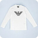 エンポリオ・アルマーニ Tシャツ メンズ ブランド EMPORIO ARMANI 8N1TN81JPZZ 0147 L ホワイト 敬老の日ギフト