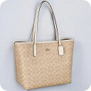 \さらに+4倍★今だけ!!/ コーチ トートバッグ レディース COACH シグネチャー CV976 IMXDM 1 サンド チョーク 軽量 手提げ ブランド 高級 おしゃれ プレゼント 女性 実用的 かわいい