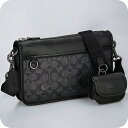 コーチ ショルダーバッグ メンズ COACH シグネチャー CW373 QBMI5 1 チャコールグレー/ブラック カバン 斜めがけ ミニショルダー ブランド ...