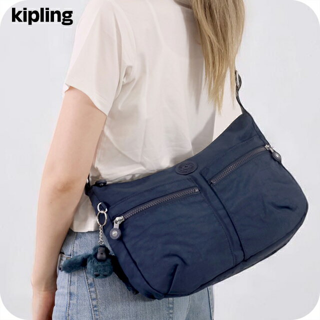 キプリング ショルダーバッグ レディース Kipling K0214496V ブルーブルー2 斜めがけ ブランド 高級 おしゃれ プレゼント 女性 実用的 かわいい