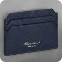 サントーニ カードケース メンズ レディース ブランド Santoni UFPPA2377-FOAN ネイビー