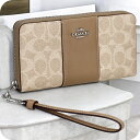\6/15は全品10倍★さらに+3倍/ コーチ 長財布 レディース ブランド COACH CW947 サンド ウォレット 高級 おしゃれ プレゼント 実用的(4)