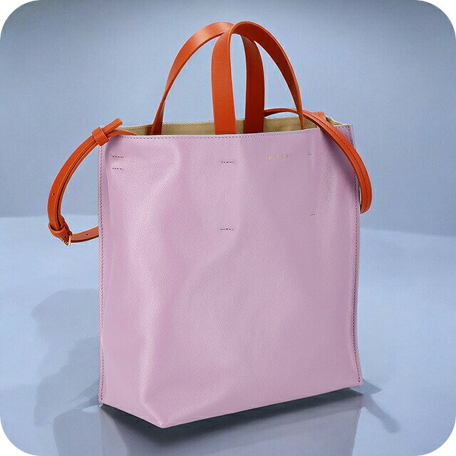 マルニ ハンドバッグ レディース MARNI SHMP0018U1-P2644 パープル ライトブルー 軽量 小さめ 手提げ ブランド 高級 おしゃれ プレゼント 女性 実用的 かわいい nanaple-10148484 腕時計のななぷれ パッケージ画像