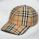 \10%割引クーポン★7日10時迄/ バ−バリ− キャップ メンズ ブランド BURBERRY 8068041 ベージュ