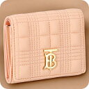 \2000円OFF+全品5倍+さらに9倍/ バ-バリ- 三つ折り財布 レディース ブランド BURBERRY 8056100 ライトピンク ウォレット 高級 おしゃれ プレゼント 実用的