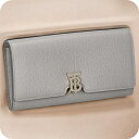 バ−バリ− 長財布 レディース ブランド BURBERRY 8070435 グレー ウォレット 高級 おしゃれ プレゼント 実用的