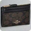 コーチ コインケース メンズ レディース ブランド COACH CW870 ブラウン/ブラック 小銭入れ 小さい 高級 おしゃれ プレゼント 実用的