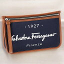 フェラガモ クラッチバッグ メンズ ブランド Ferragamo 240971 ネイビー
