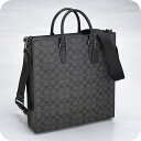 \さらに+4倍★今だけ!!/ コーチ トートバッグ メンズ ブランド COACH CR314 チャコール/ブラック