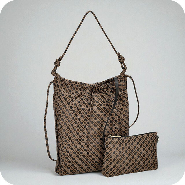 ＼10%OFF+さらに6倍★2日10時迄／ ゲラルディーニ ハンドバッグ レディース ブランド GHERARDINI GHB0148 TOFFE ブラウン/ブラック 軽量 小さめ 手提げ 高級 おしゃれ プレゼント 女性 実用的 かわいい