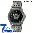 ヴェルサーチ Vパラッツォ クオーツ 腕時計 メンズ VERSACE VE2V00922 アナログ ブラック グレー 黒 スイス製 高級 ブランド おしゃれ 防...