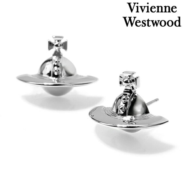 ヴィヴィアン ウエストウッド ピアス レディース ブランド Vivienne Westwood ロゴ スタッド 両耳用 62010038-02P019 シルバー...