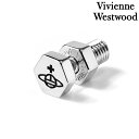 \さらに+4倍★今だけ!!/ ヴィヴィアン ウエストウッド ピアス メンズ レディース ブランド Vivienne Westwood 真鍮 スタッド 片耳用 6...