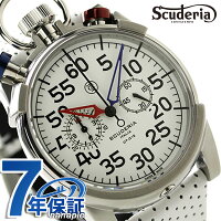 CTスクーデリアコルサ44mmクロノグラフメンズCS20111CTSCUDERIA腕時計ホワイトエナメル